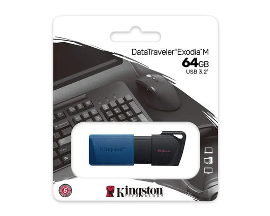 MEMORIA USB 64GB KINGSTON EXODIA 3.2