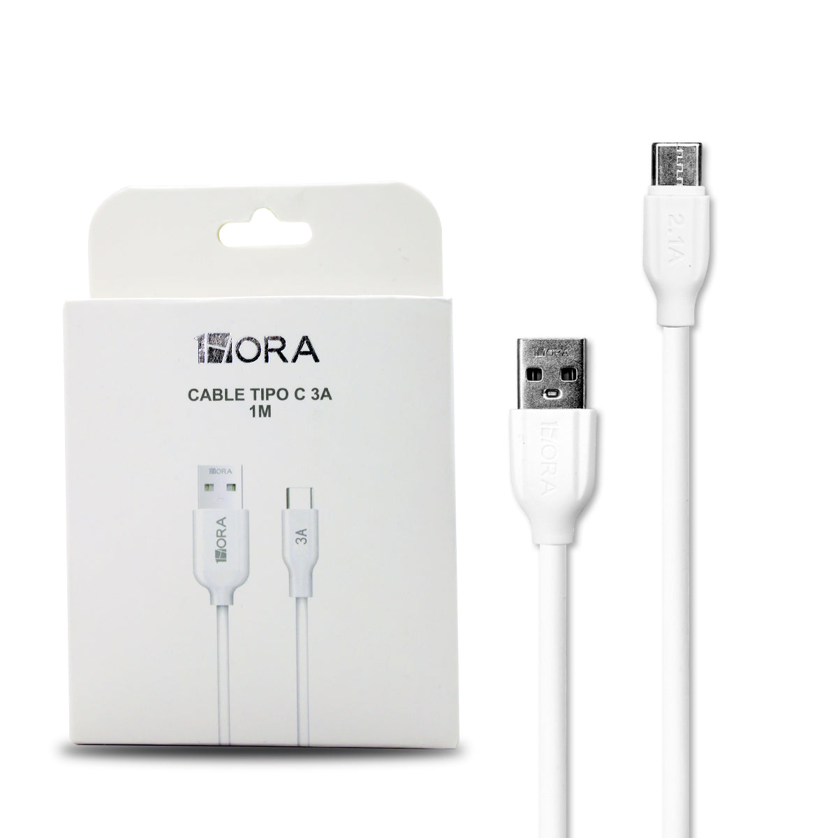 CABLE USB A TIPO C 1HORA 3A CAB251
