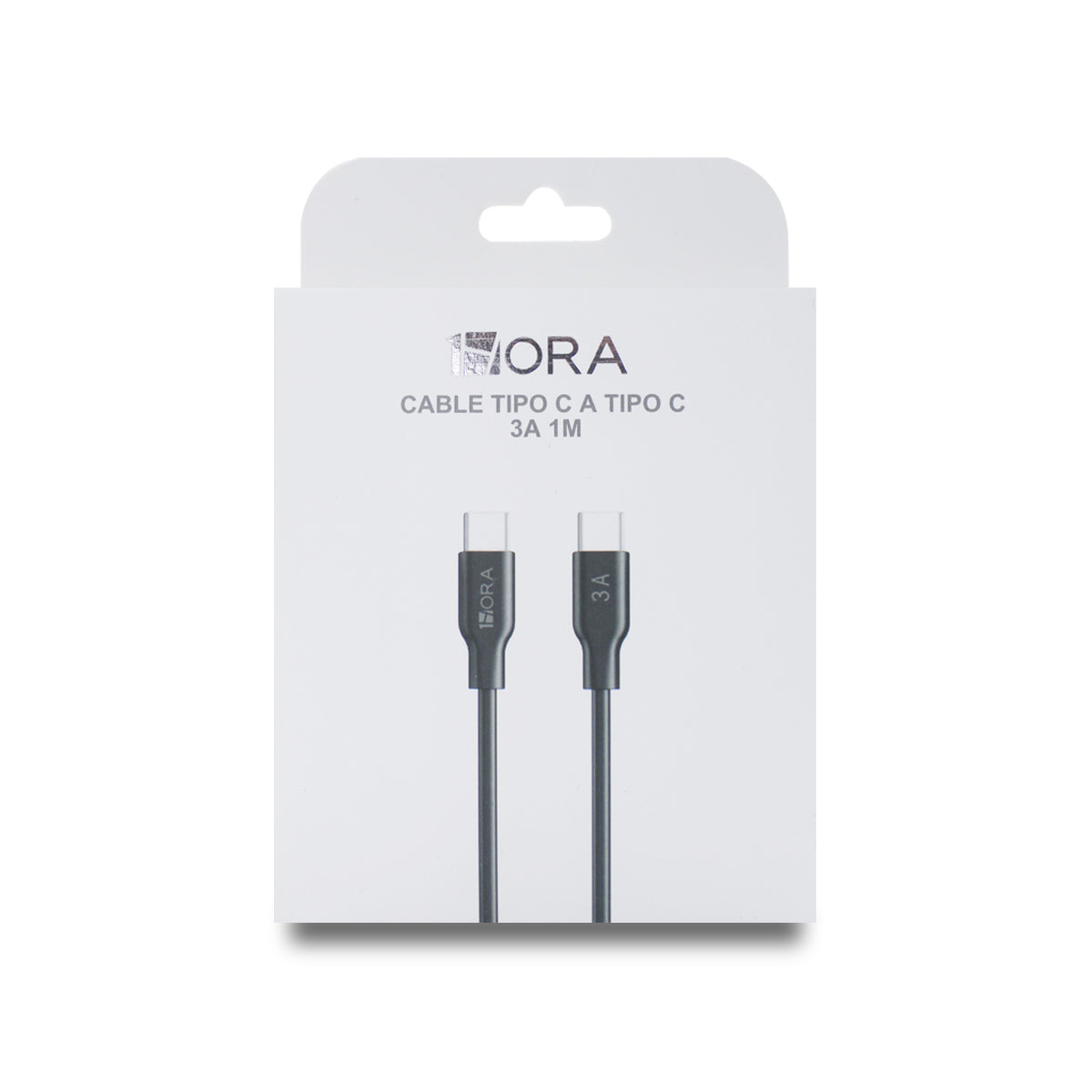 CABLE TIPO C A TIPO C 1HORA 3A CAB252 1M