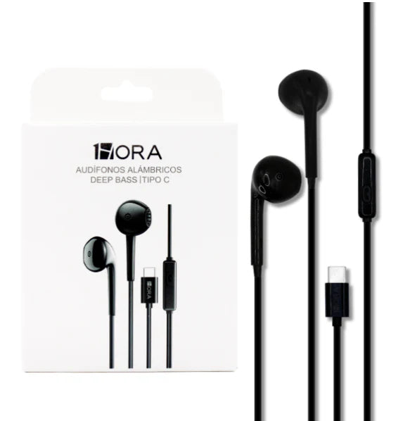 AUDIFONOS ALAMBRICOS 1HORA TIPO C AUT124