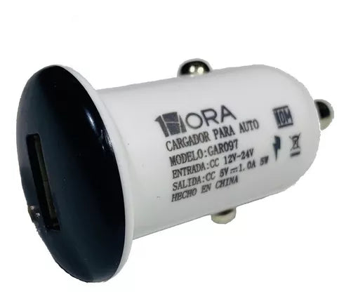 CARGADOR PARA AUTO 1HORA GAR097