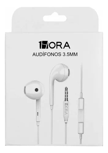 AUDIFONOS ALAMBRICOS 1HORA 3.5MM AUT122