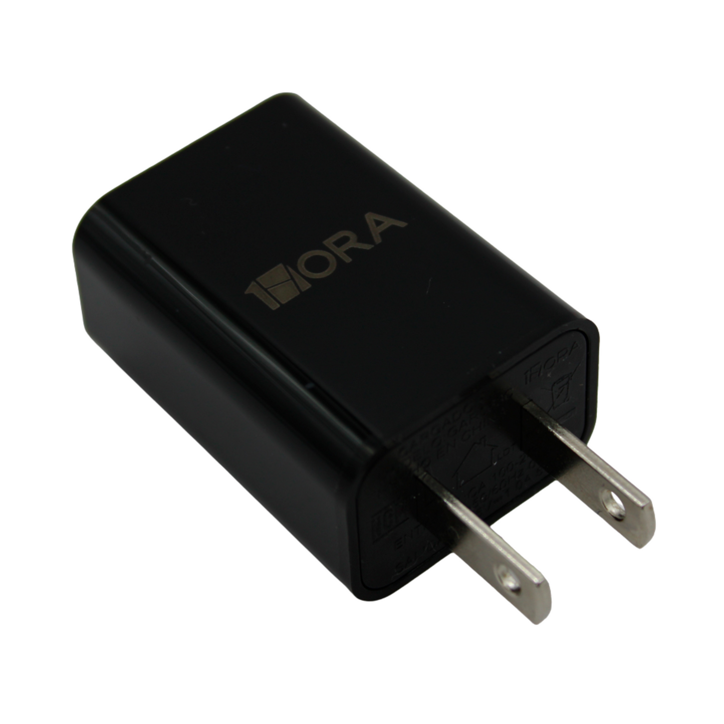 CUBO CARGADOR USB 1HORA GAR063 1A SUELTO NEGRO