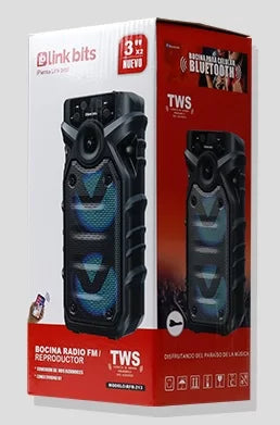 BOCINA INALAMBRICA 3X2 LINK BITS RFR-213 VB350T