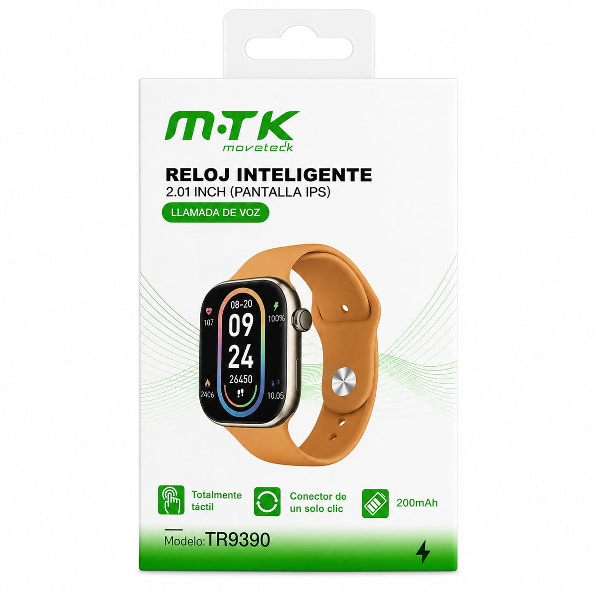 SMARTWATCH MTK TR9390 PANTALLA IPS DE 2 PULGADAS