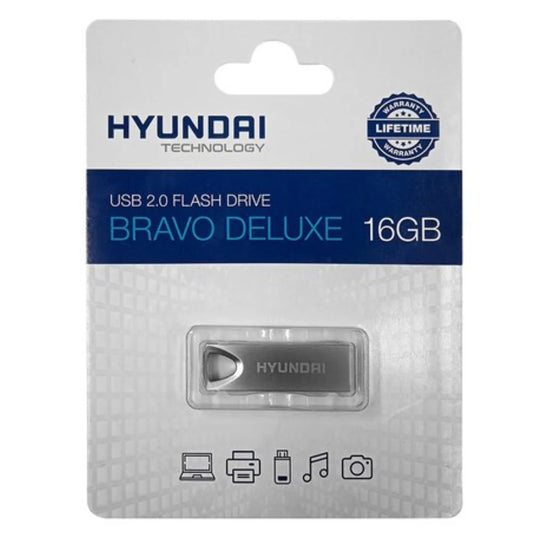 MEMORIA USB 16GB HYUNDAI METALICA BRAVO KEYCHAIN