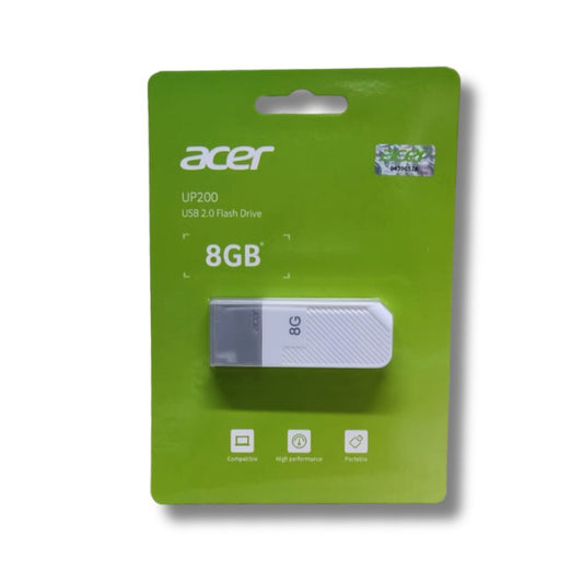 MEMORIA USB 8 GB ACER UP200 BLANCA