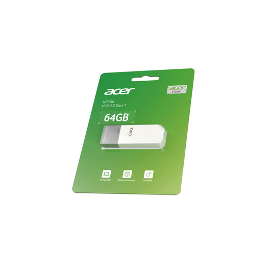 MEMORIA USB 64 GB ACER UP300 BLANCO
