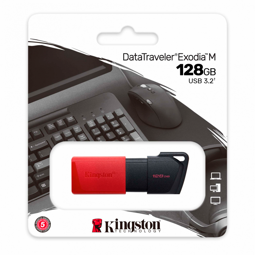 MEMORIA USB 128GB KINGSTON EXODIA 3.2