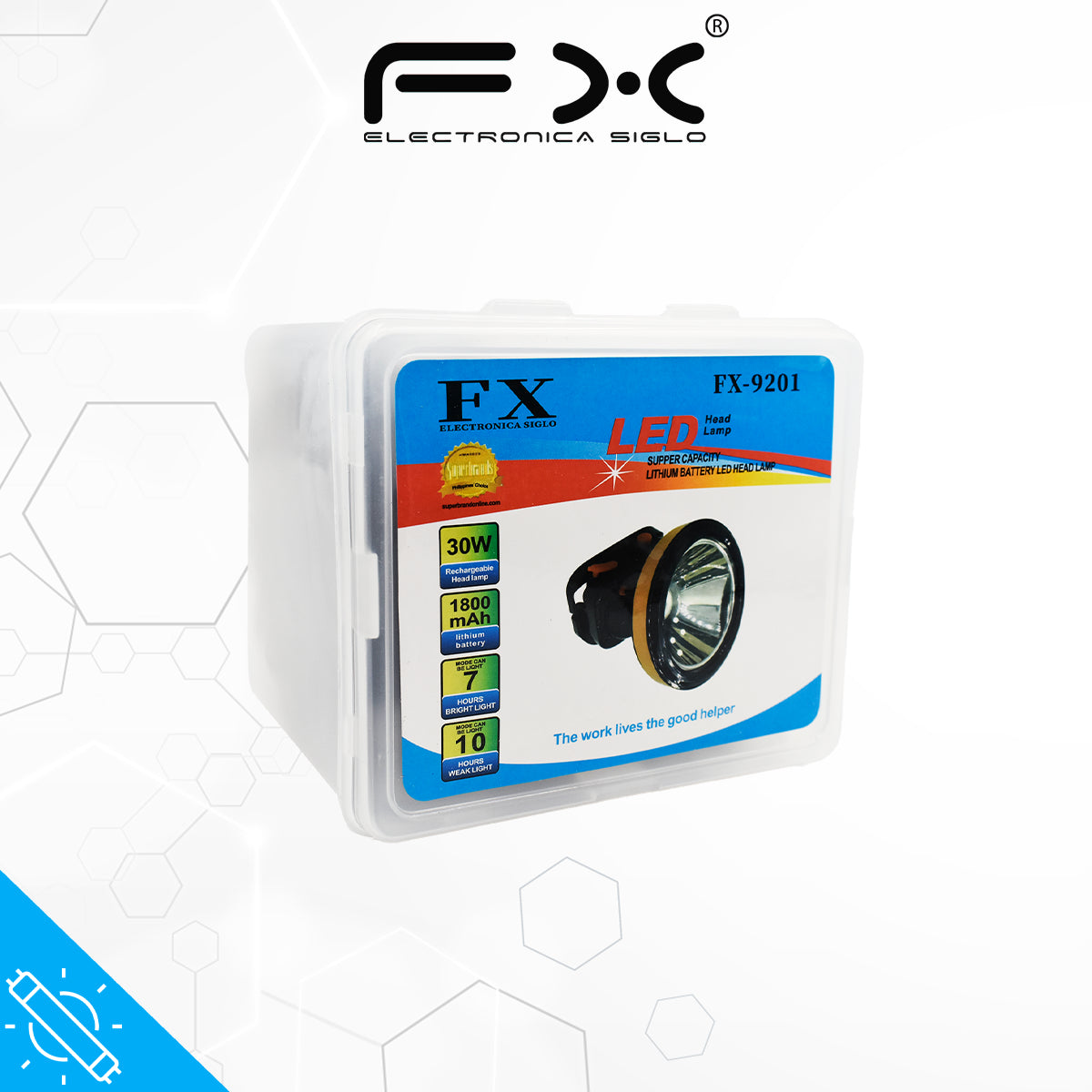 LAMPARA DE CABEZA FX LED 9201 30W