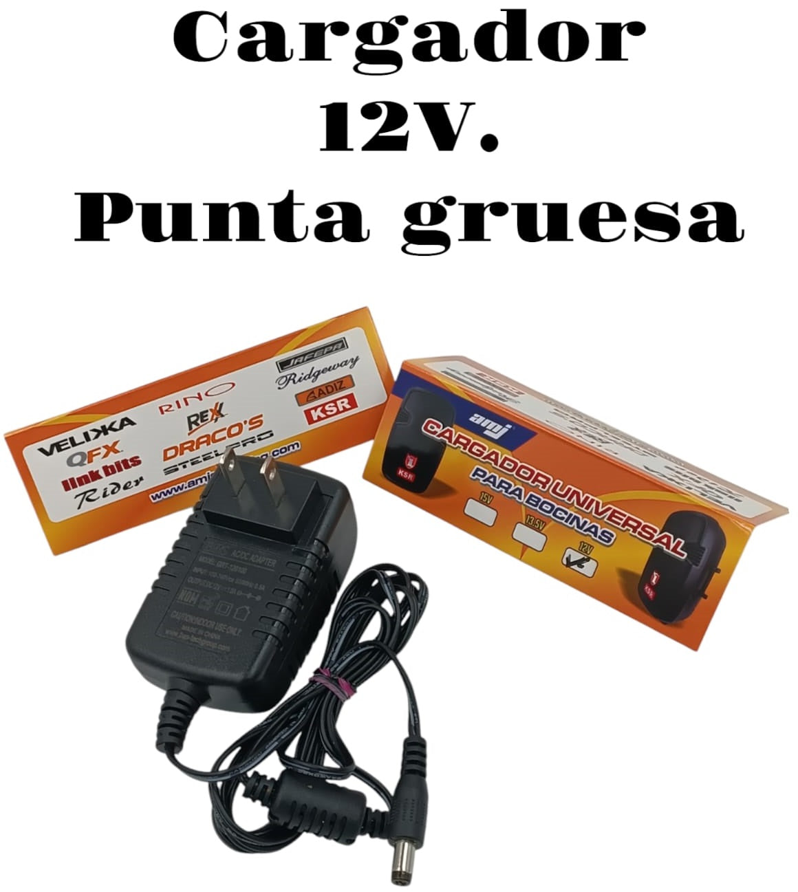 CARGADOR UNIVERSAL PARA BOCINAS AMJ