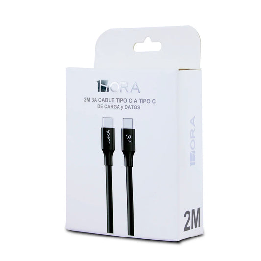 CABLE TIPO C A TIPO C 3A 1HORA CAB270 2M