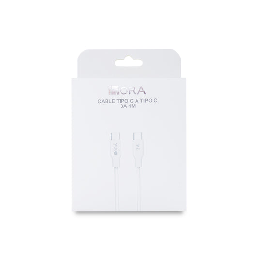 CABLE TIPO C A TIPO C 1HORA 3A CAB252 1M