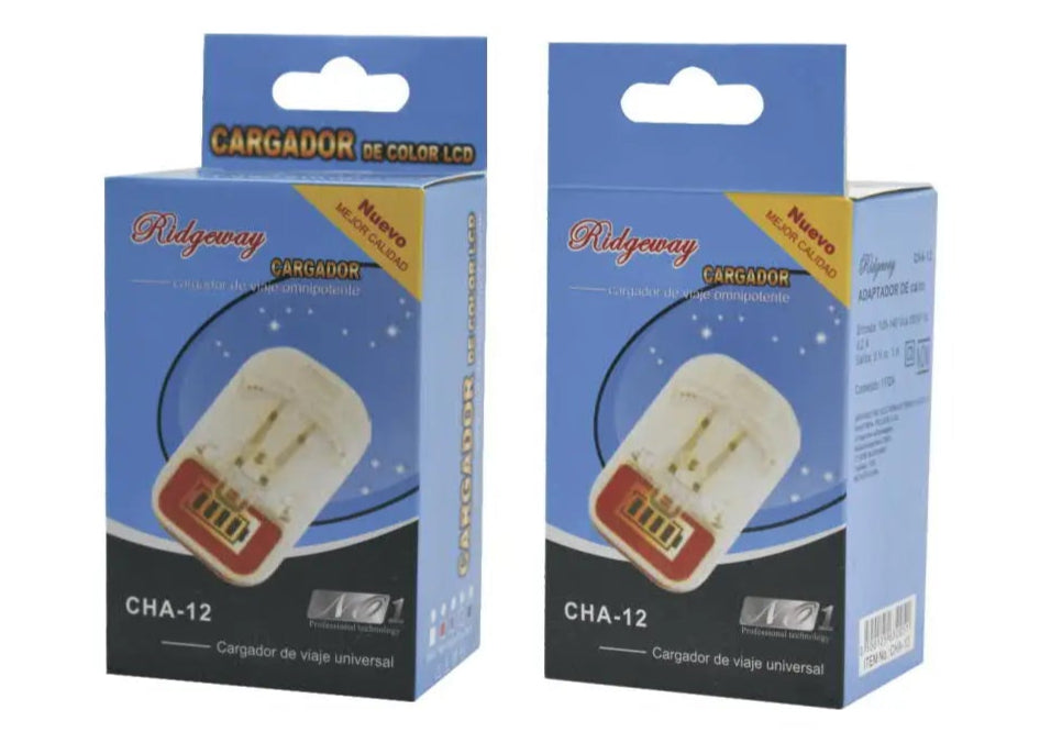 CARGADOR UNIVERSAL DE BATERIAS LEDRIDGEWAY CHA-12