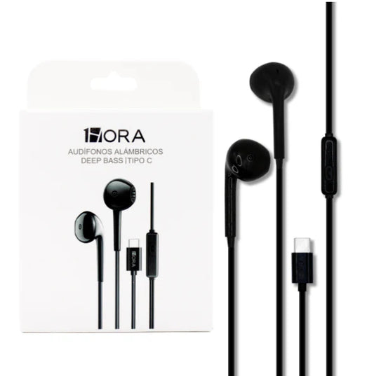 AUDIFONOS ALAMBRICOS 1HORA TIPO C AUT124