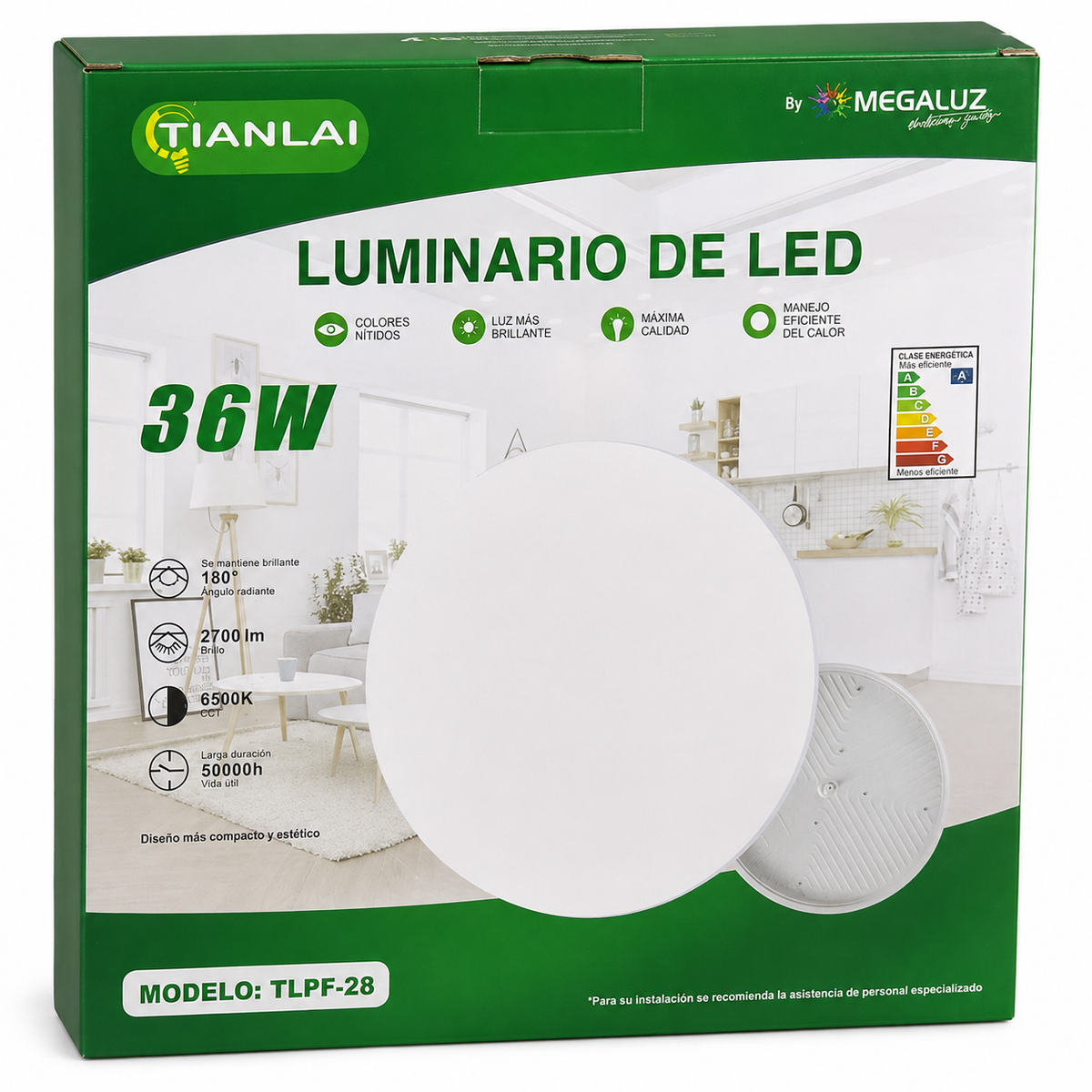 LUMINARIO LED TIANLAI TLPF-28 36W