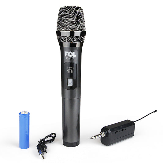 MICROFONO INALAMBBRICO FOL FH-278 NEGRO