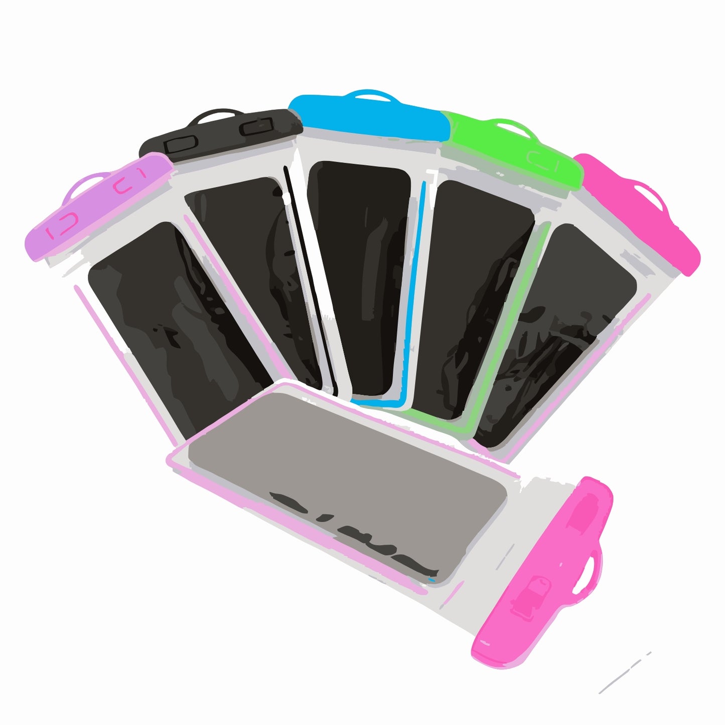 FUNDA IMPERMEABLE BUYTITI FS-17 PARA CELULAR 6.5