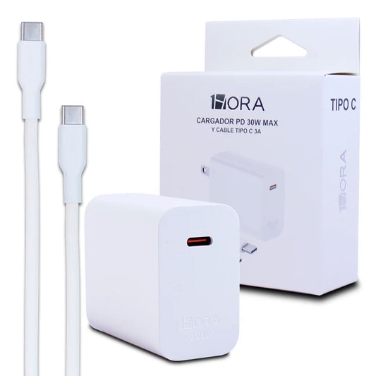 CARGADOR PD 1HORA 30W MAX GAR165 BLANCO