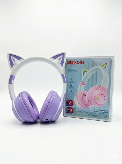 AUDIFONOS DE DIADEMA INALAMBRICOS LINK BITS AB-027 BG-144