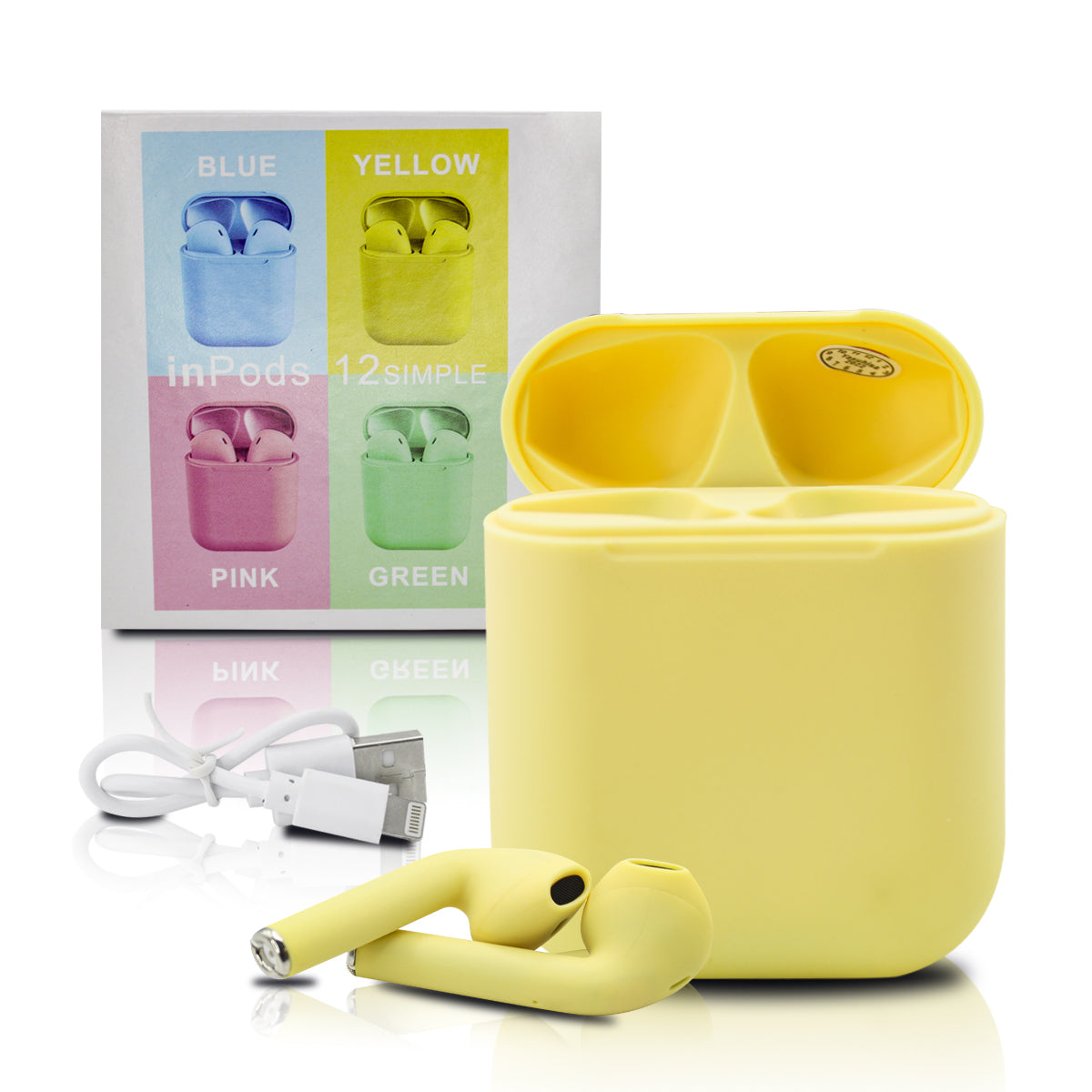 AUDIFONOS INALAMBRICOS INPODS I12 COLORES