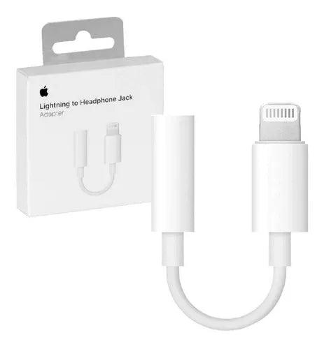 ADAPTADOR CABLE LIGHTNING A 3.5MM AUXILIAR APPLE OEM