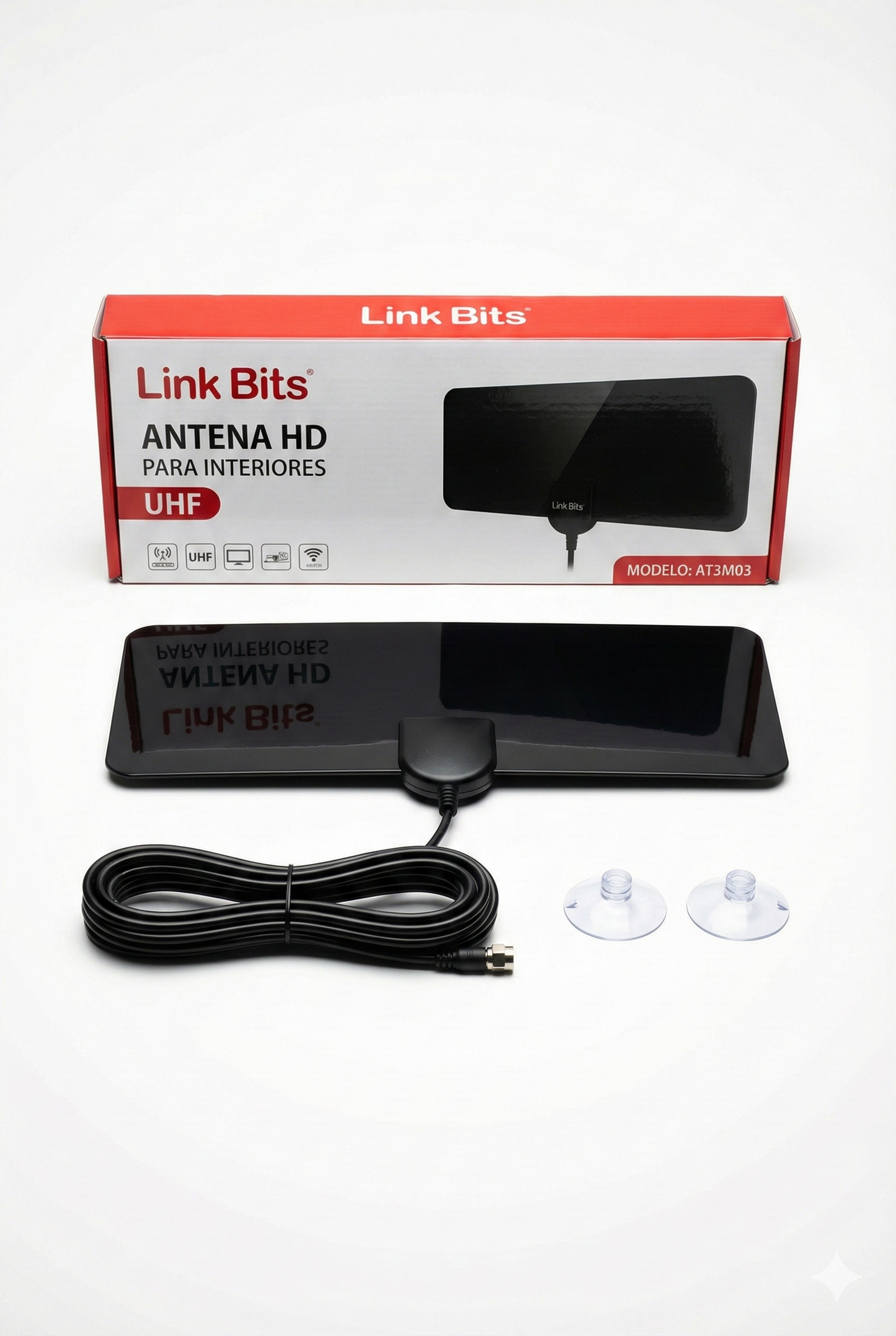 ANTENA HD PARA INTERIORES LINK BITS AT3M03