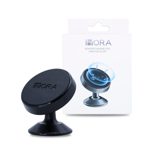 SOPORTE MAGNETICO PARA CELULAR 1HORA PJ093 NEGRO