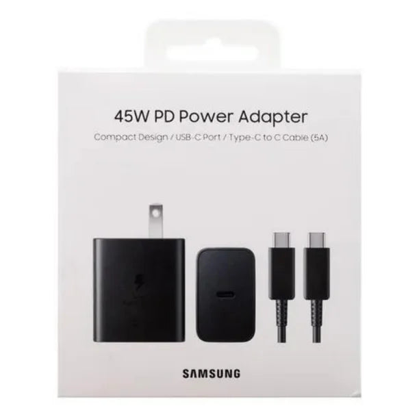 CARGADOR SAMSUNG TIPO C 45W CERTIFICADO