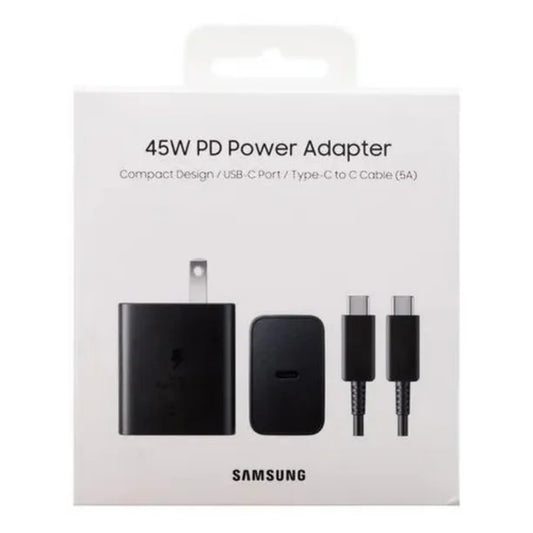 CARGADOR SAMSUNG TIPO C 45W CERTIFICADO