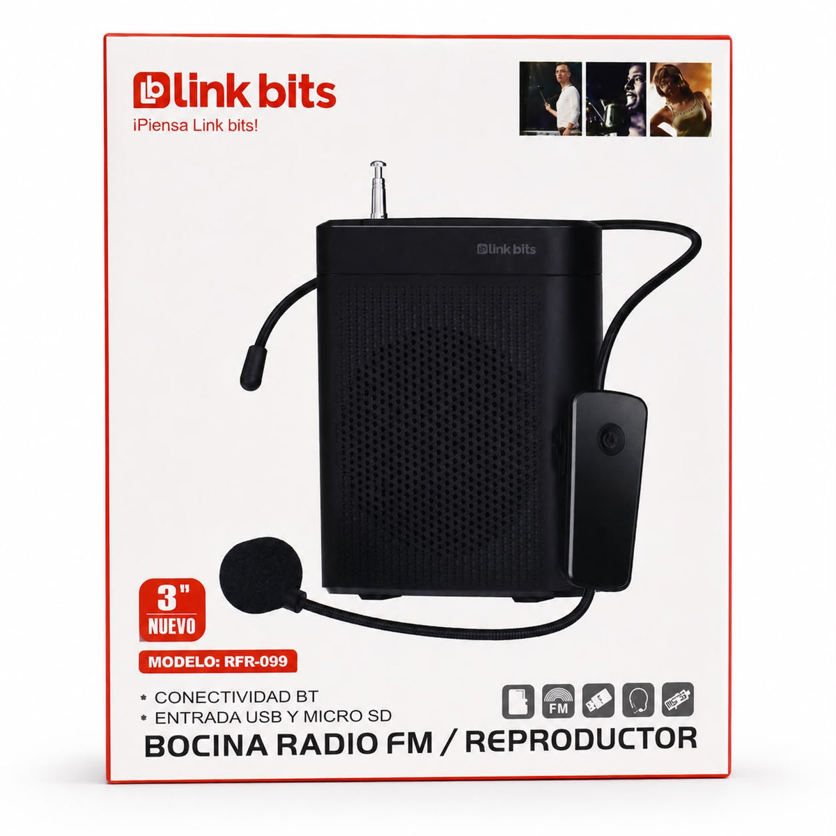 BOCINA RADIO FM LINK BITS RFR-099