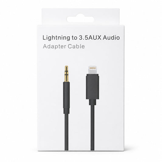 CABLE ADAPTADOR AUXILIAR 3.5 MM A LIGHTNING