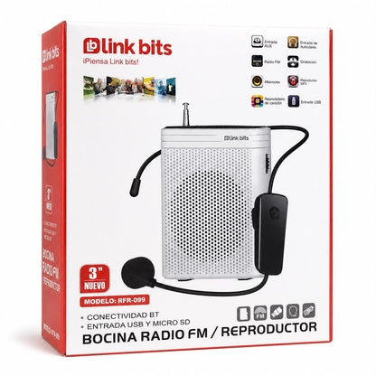 BOCINA RADIO FM LINK BITS RFR-099