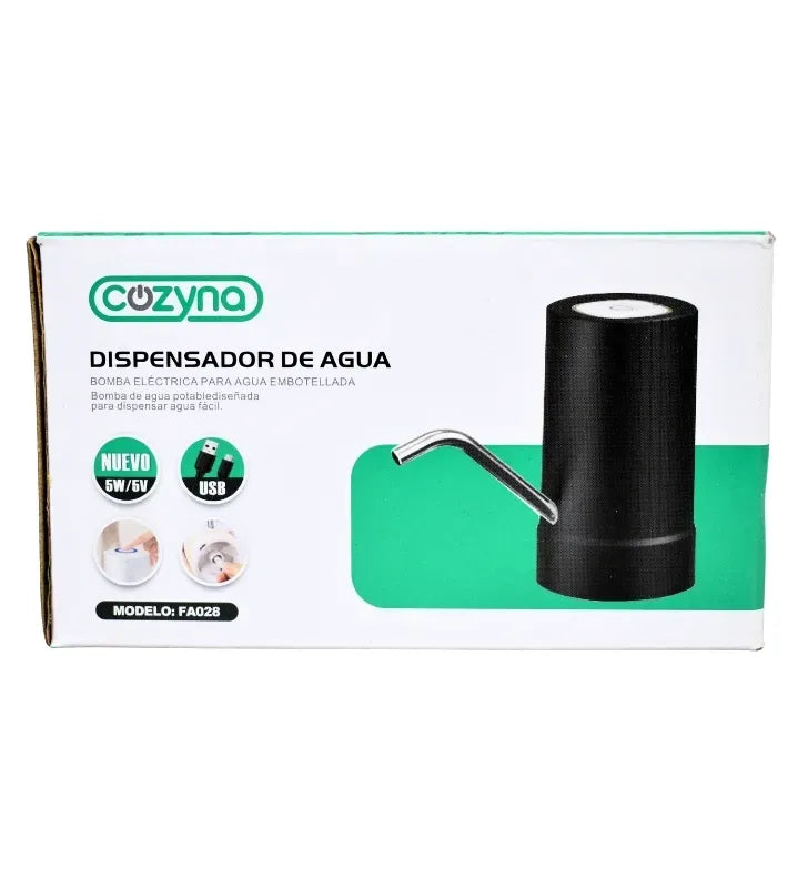 DISPENSADOR DE AGUA AUTOMÁTICO COZYNA FA028 RECARGABLE