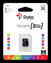 MEMORIA MICRO SD STYLOS 8 GB ST-80