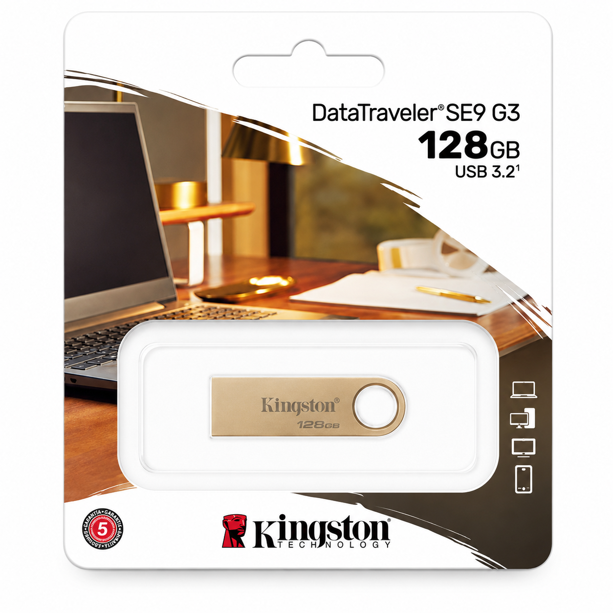 MEMORIA USB 128 GB KINGSTON DATATRAVELER SE9 G3 USB 3.2